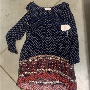 Altar’d State Navy Patterned Dress